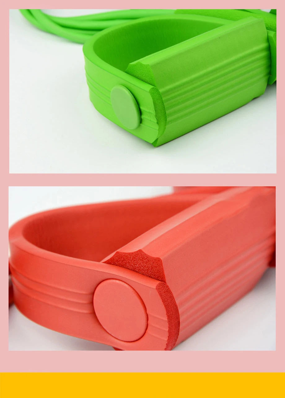 4 Resistanc Elastic Pull Ropes Exerciser Rower Belly Resistance Band Home Gym Sport Training Elastic Bands For Fitness Equipment