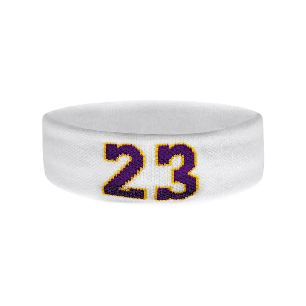 Sweat-Absorbent Basketball Headband Sport Style Elastic Cotton Running Headband Skin Friendly Soft Sports Headband Adult/KidsDIY