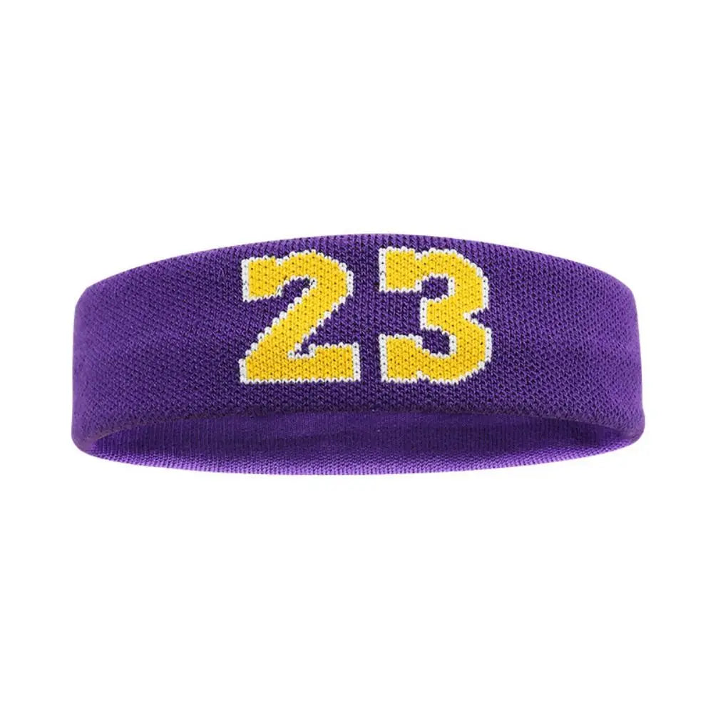Sweat-Absorbent Basketball Headband Sport Style Elastic Cotton Running Headband Skin Friendly Soft Sports Headband Adult/KidsDIY