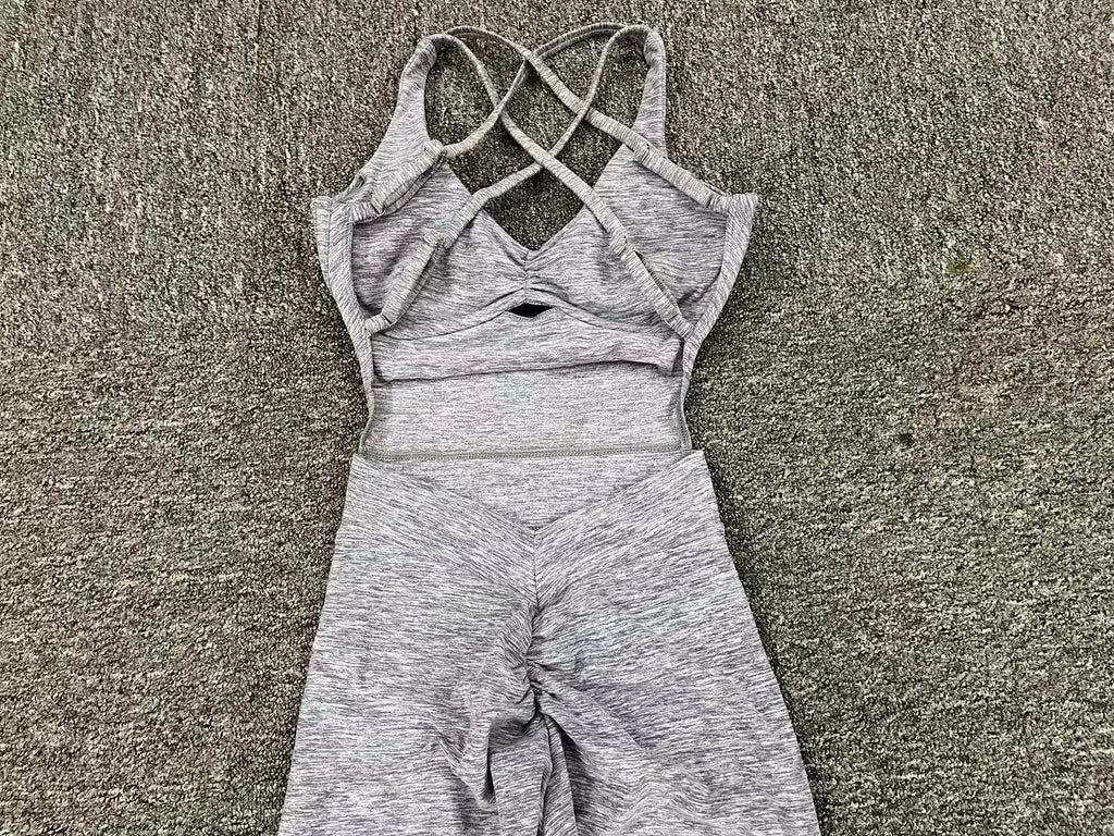 Sporty Jumpsuit Women Sportwear 2025 Workout Yoga Clothes Push Up Gym Set Women Sportswear Sport Outfit Fitness Overalls Black