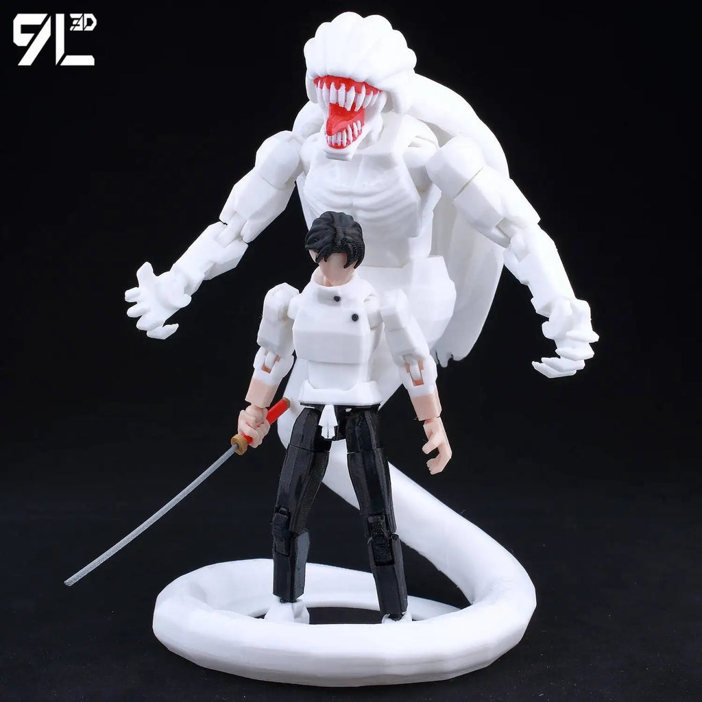 9L3D Printed Anime Jujutsu Kaisen Sukuna Yuji Yuta Satoru Gojo Lucky Dummy 13 Movable Shapeshift Action Figures Mannequin Toys