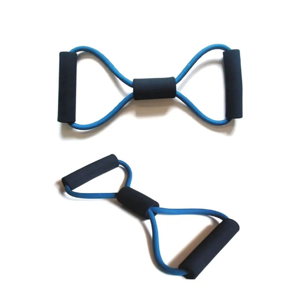 BraceTop Yoga Gym Fitness Resistance 8 Word Chest Expander Rope Workout Muscle Trainning Rubber Elastic Bands for Sport Exercise