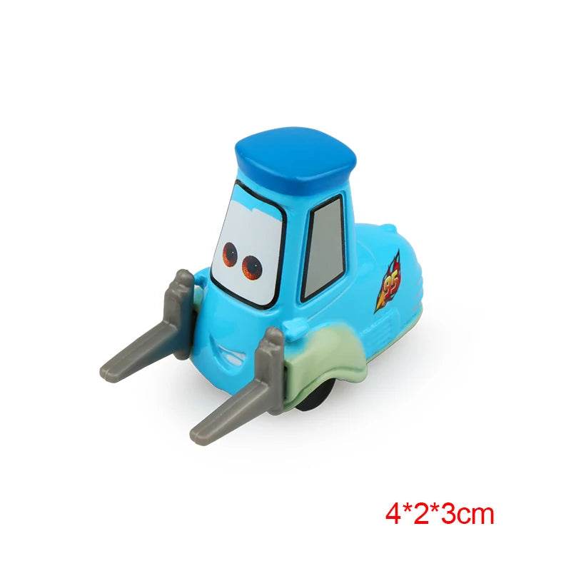 Mini Cars Disney Pixar Cars Toys Lightning McQueen Jackson Storm The King Mater 1:55 Diecast Metal Alloy Model Toys Kids Gifts