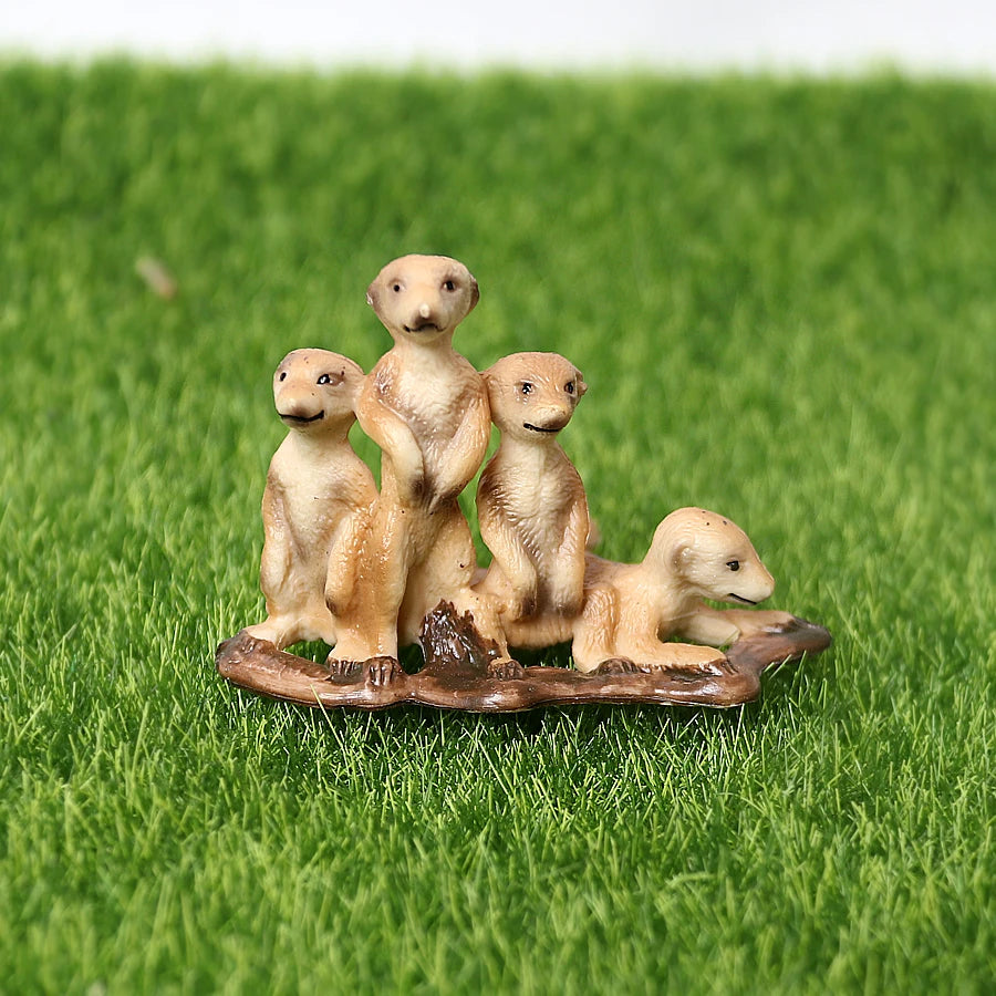 Realistic Woodland Creatures Figurines Toys Raccoon,Beavers ,Badger,Anteater,Platypus Easter Eggs Education Birthday Gift