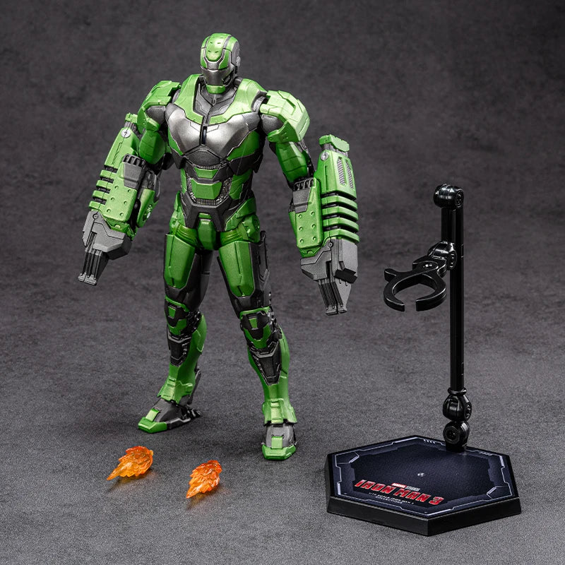 1:10 ZD Toys Iron Man MK25 Striker MK26 Gamma MK36 Peacemaker MK40 MK2 War Machine MK15 Sneaky Action Figure Collections Gift