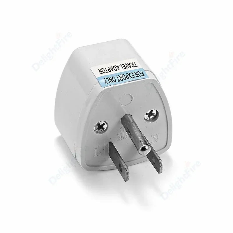 KR Plug Adapter Multifunction Universal AU UK US To EU Electrical Socket Type E/F France Spain Plug Travel Adapter AC Outlet