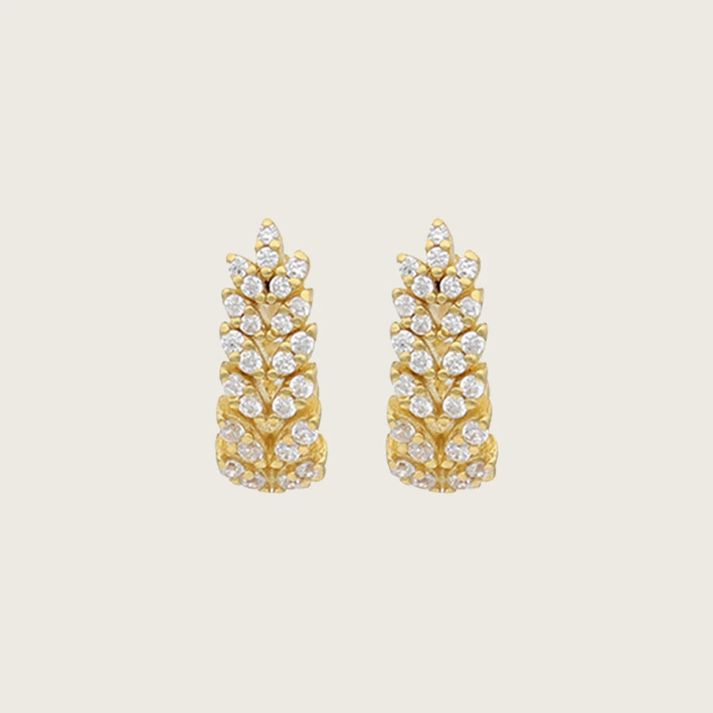 Crmya Chain Stud Earrings for Women Piercing Zirconia Hoop Earrings Women Party Vacation Jewelry Accessories Wholesale