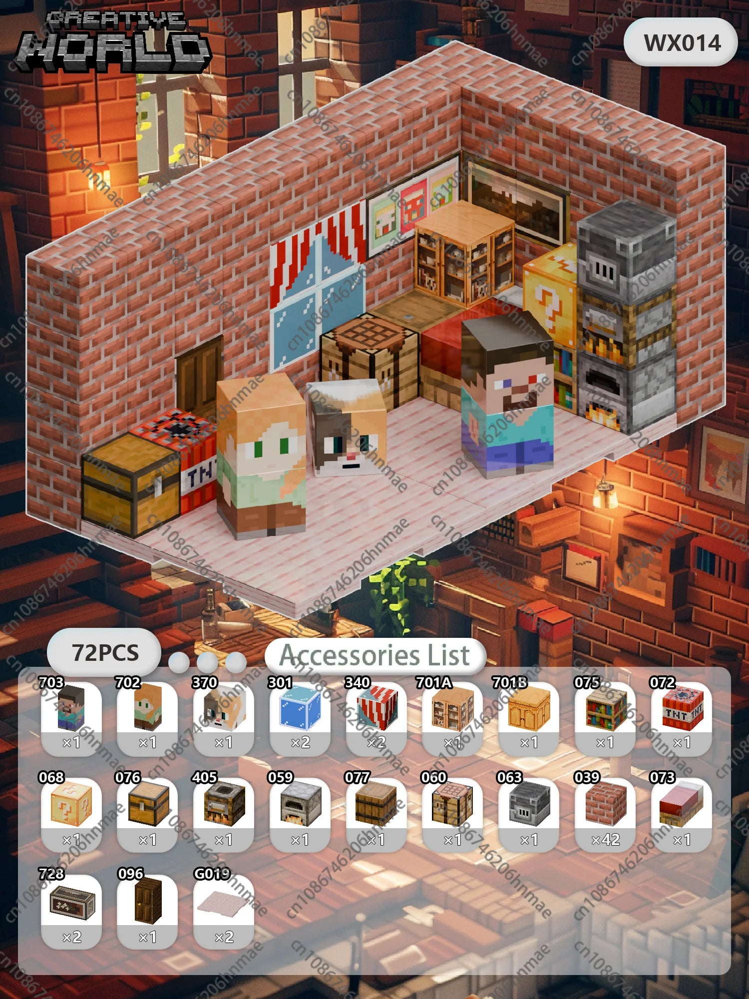 Magnetic Building Blocks Mine World Magnet Cube for Stacking Construction Brick Set Pixel Style Sensory Toys Kid Boys Girls DIY