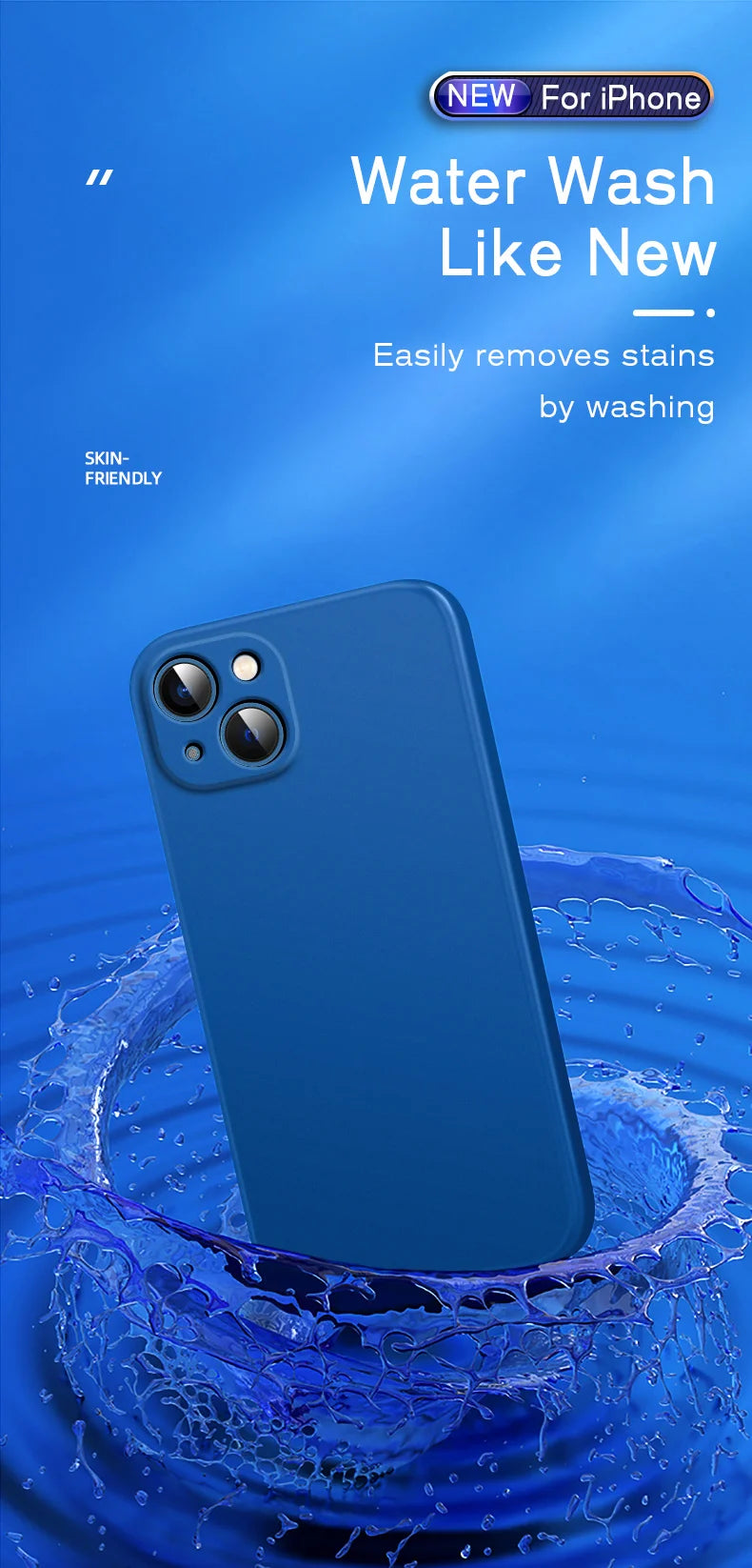 Official Phone Case For IPhone 17 Air 16 15 14 13 11 12 17 Pro Max Plus Silicone Solid Color Fall and Collision Protection Cover