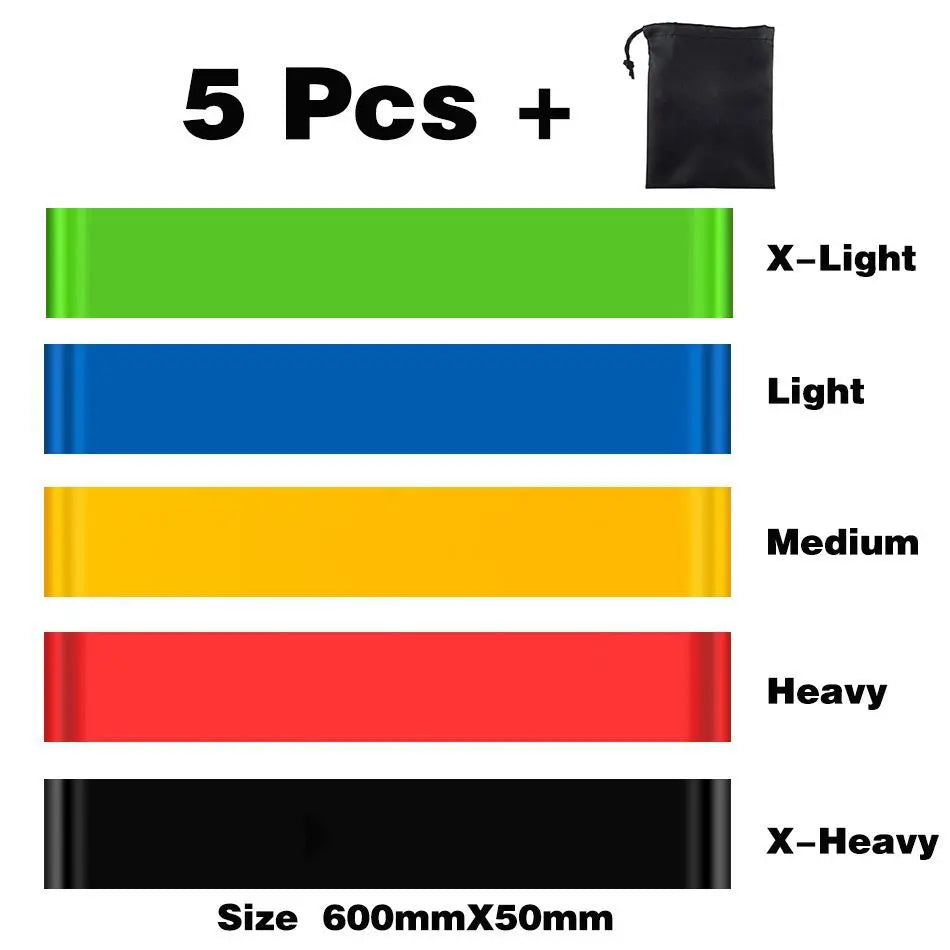 Fitness Elastic Resistance Bands Home Training Yoga Sport Resistance Bands Stretching Pilates Workout Gym Equipment Stretching