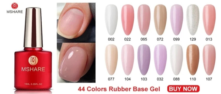 MSHARE Poly Nails Acryl Gel 60ml Builder UV Led Acrylgel Nails Extensions Acrylic Pink White Clear Acrylatic Hema Tpo Free Gel