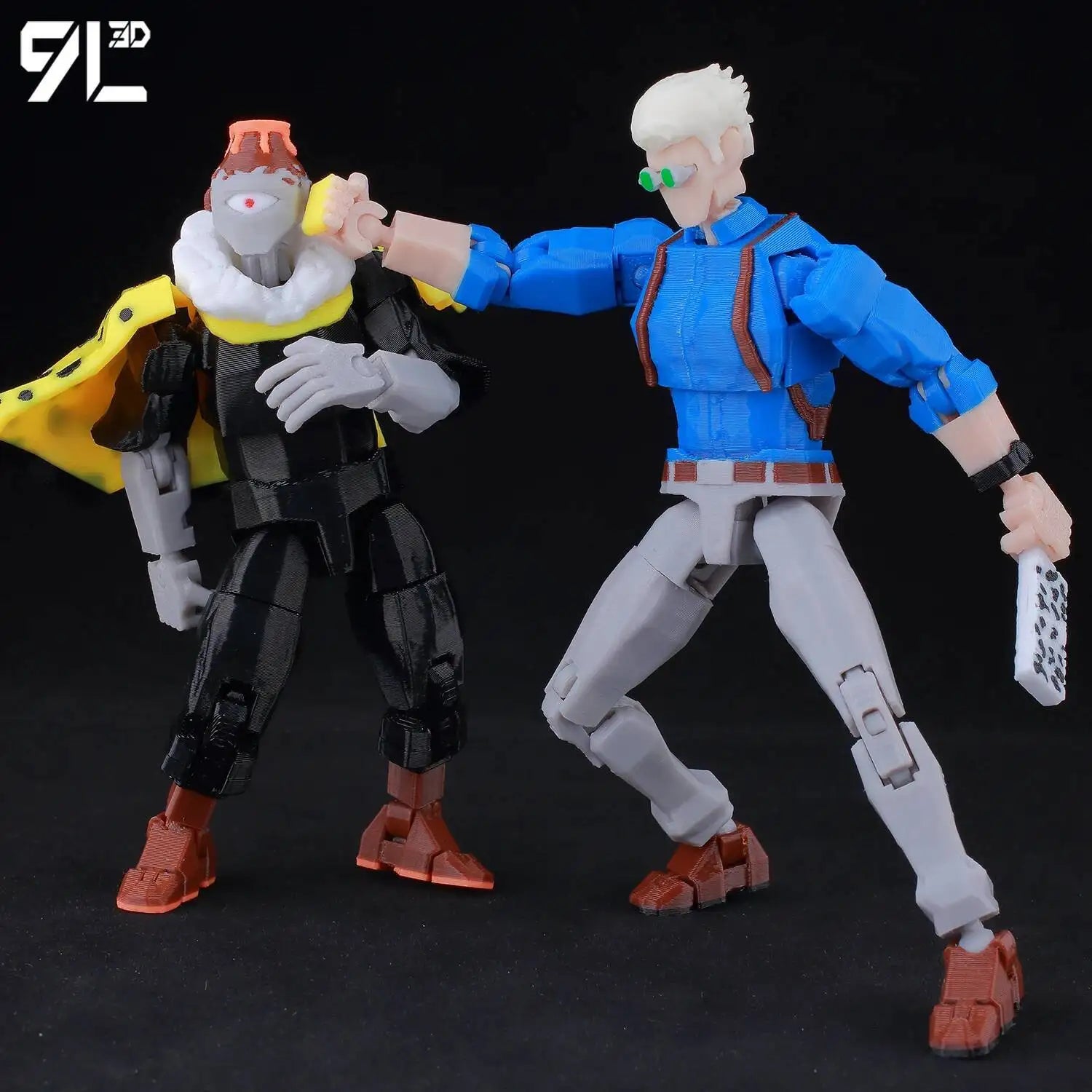 9L3D Printed Anime Jujutsu Kaisen Sukuna Yuji Yuta Satoru Gojo Lucky Dummy 13 Movable Shapeshift Action Figures Mannequin Toys