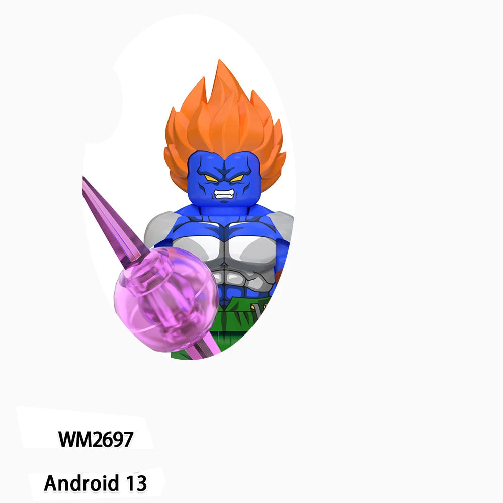 TP1014 TP1019 Japan Adventure TV Shows Mini Building Blocks Bricks With Balls Action Figures Educational Toys For Children Gifts