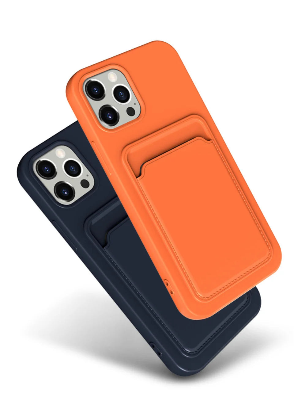 Phone Case For IPhone 16 Pro Max Case IPhone 12 Mini TPU Frosted Soft Protective Cover iPhone 14 Card Pocket 15 Plus