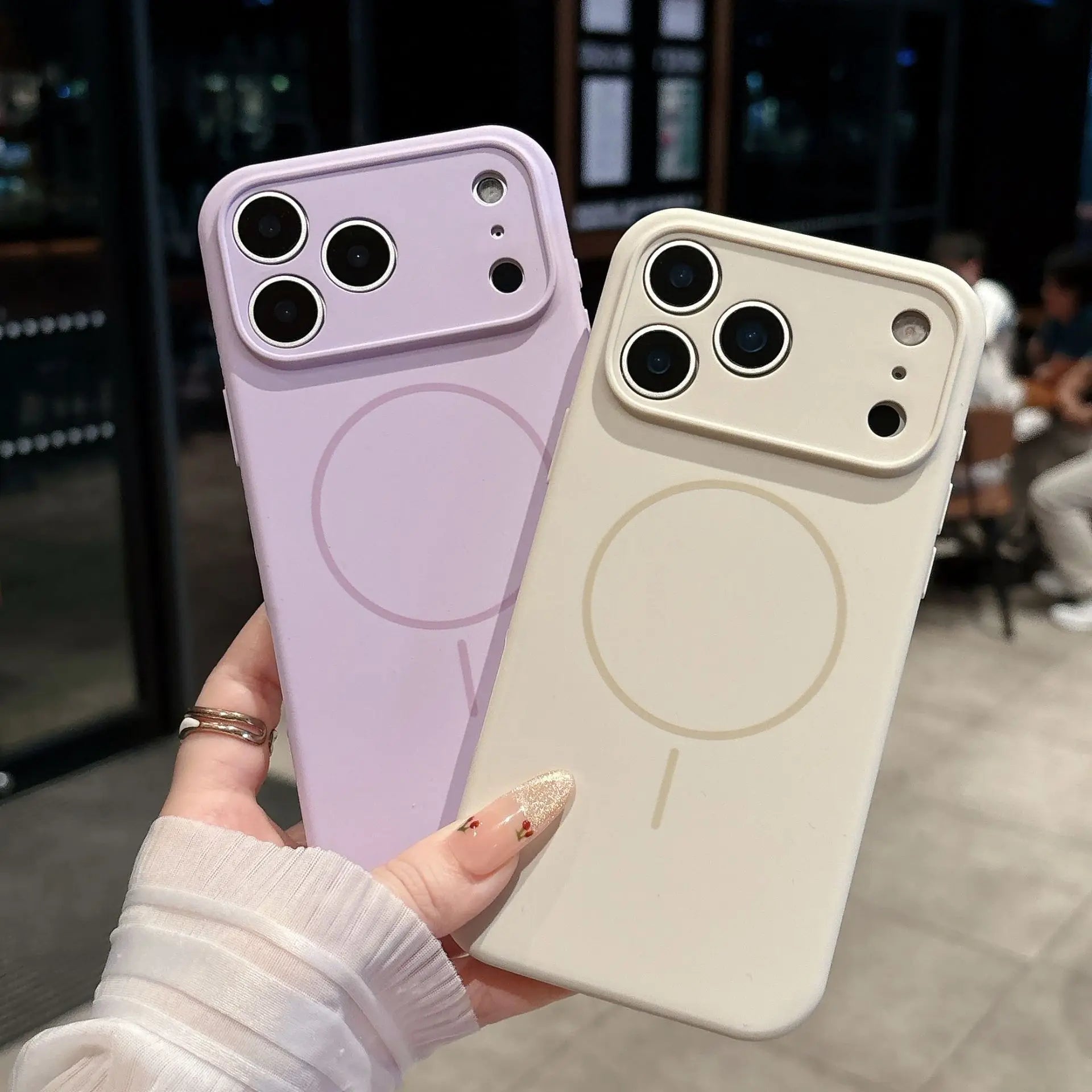 Liquid Silicone Phone Case For Magsafe For iPhone 17 16 15 14 13 Pro Max Air Plus Cases Magnetic Wireless Charging Soft Cover