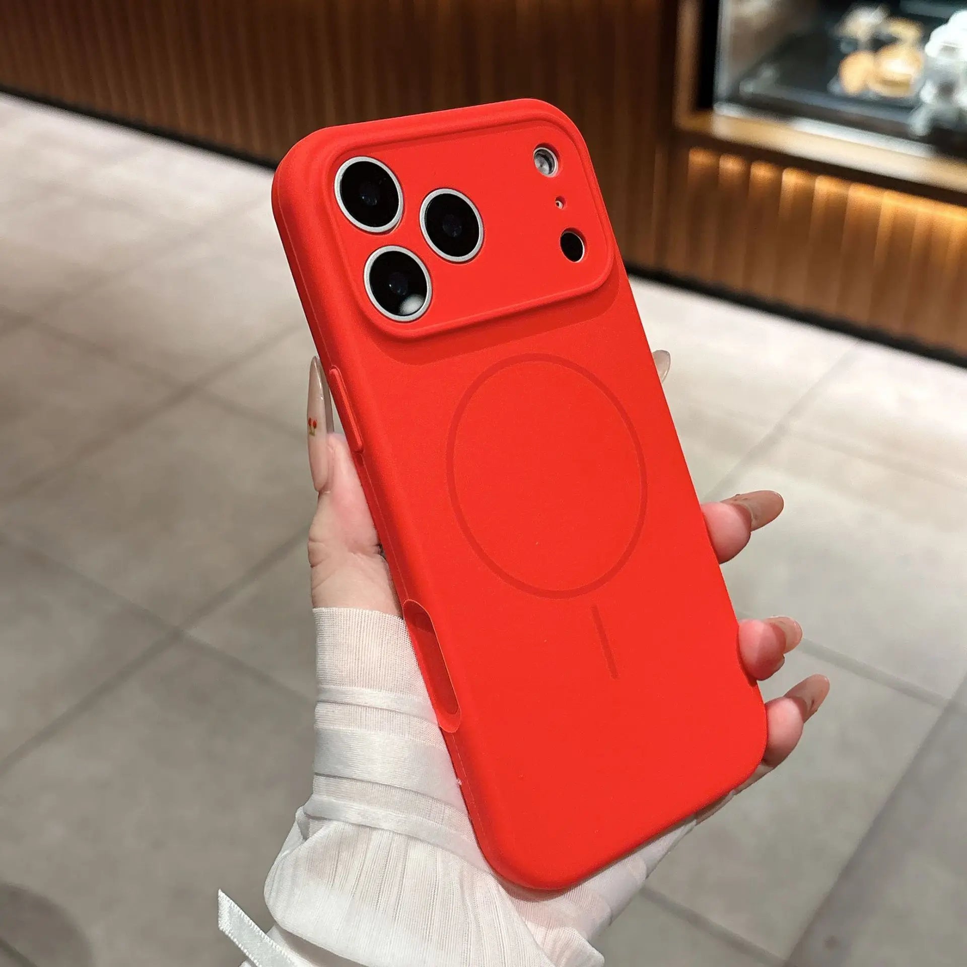 Liquid Silicone Phone Case For Magsafe For iPhone 17 16 15 14 13 Pro Max Air Plus Cases Magnetic Wireless Charging Soft Cover