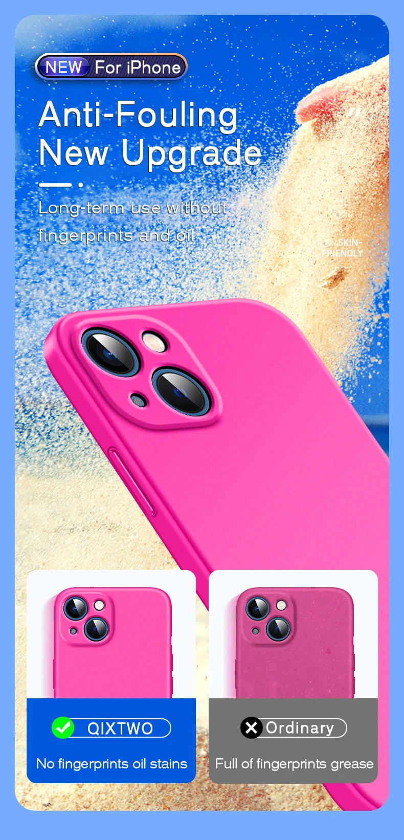 Official Phone Case For IPhone 17 Air 16 15 14 13 11 12 17 Pro Max Plus Silicone Solid Color Fall and Collision Protection Cover
