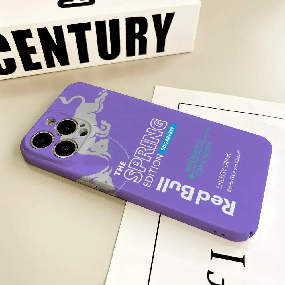 Fashion Red B-bulleS Logo Phone Case For IPhone 17 16 15 14 13 12 11 Plus Pro Max Mini Glossy HD Hard Cover Film Shell