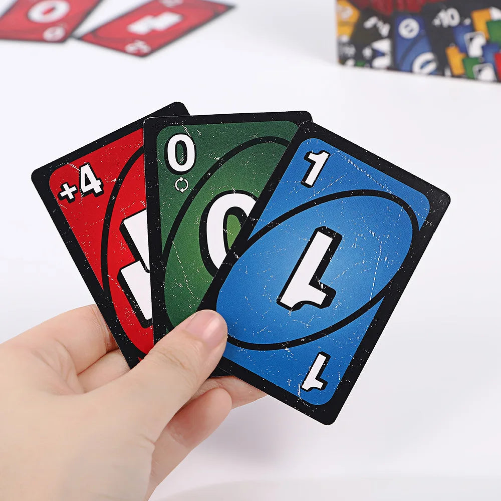 2025 New 168pcs Uno No mercy Game Board Games UNO Cards Table Family Party Entertainment UNO Games Card Toys