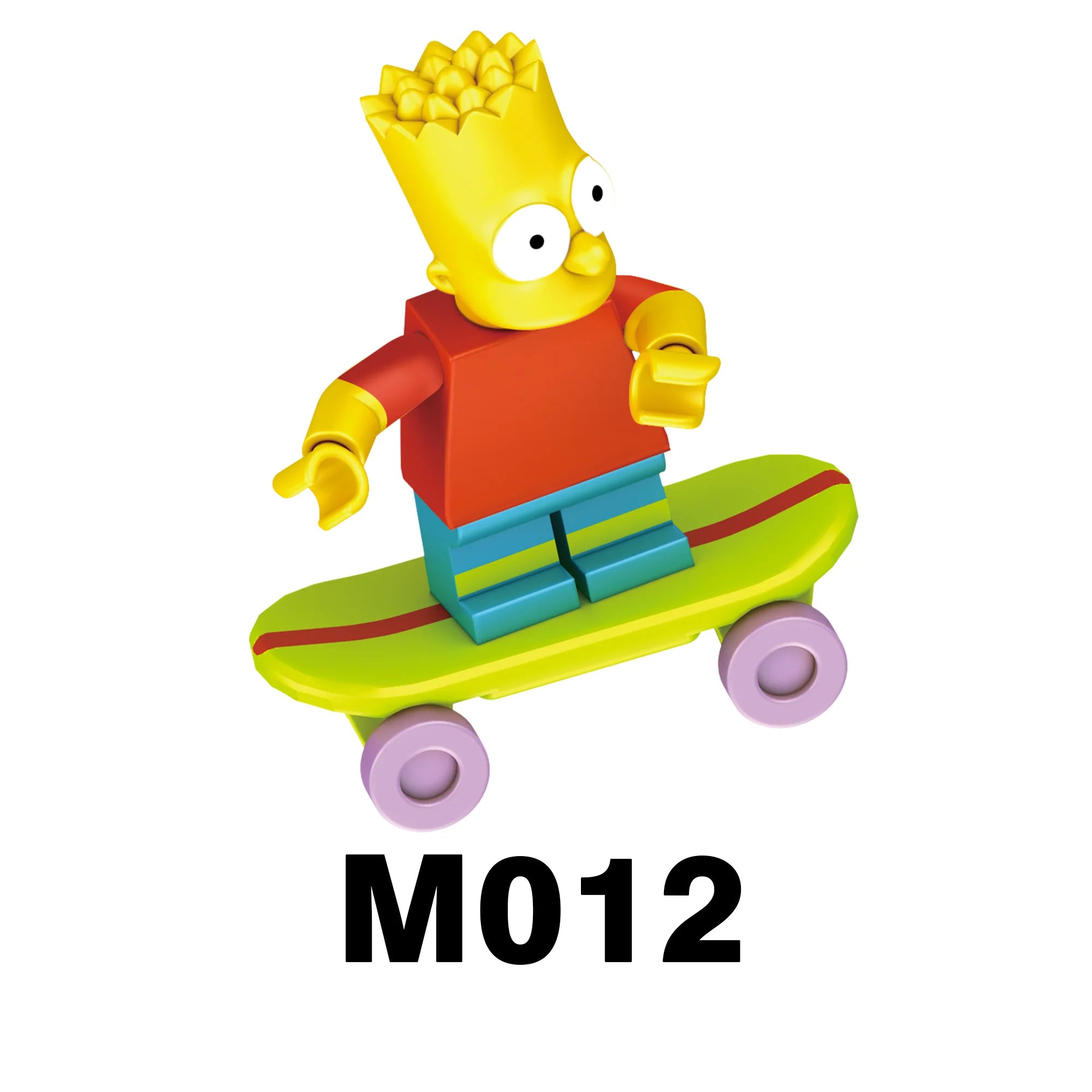 Disney Building Blocks Cartoon Comedy Simpson Family Mini Model Figures Assemble Action Bros Figures Building Blocks Toys