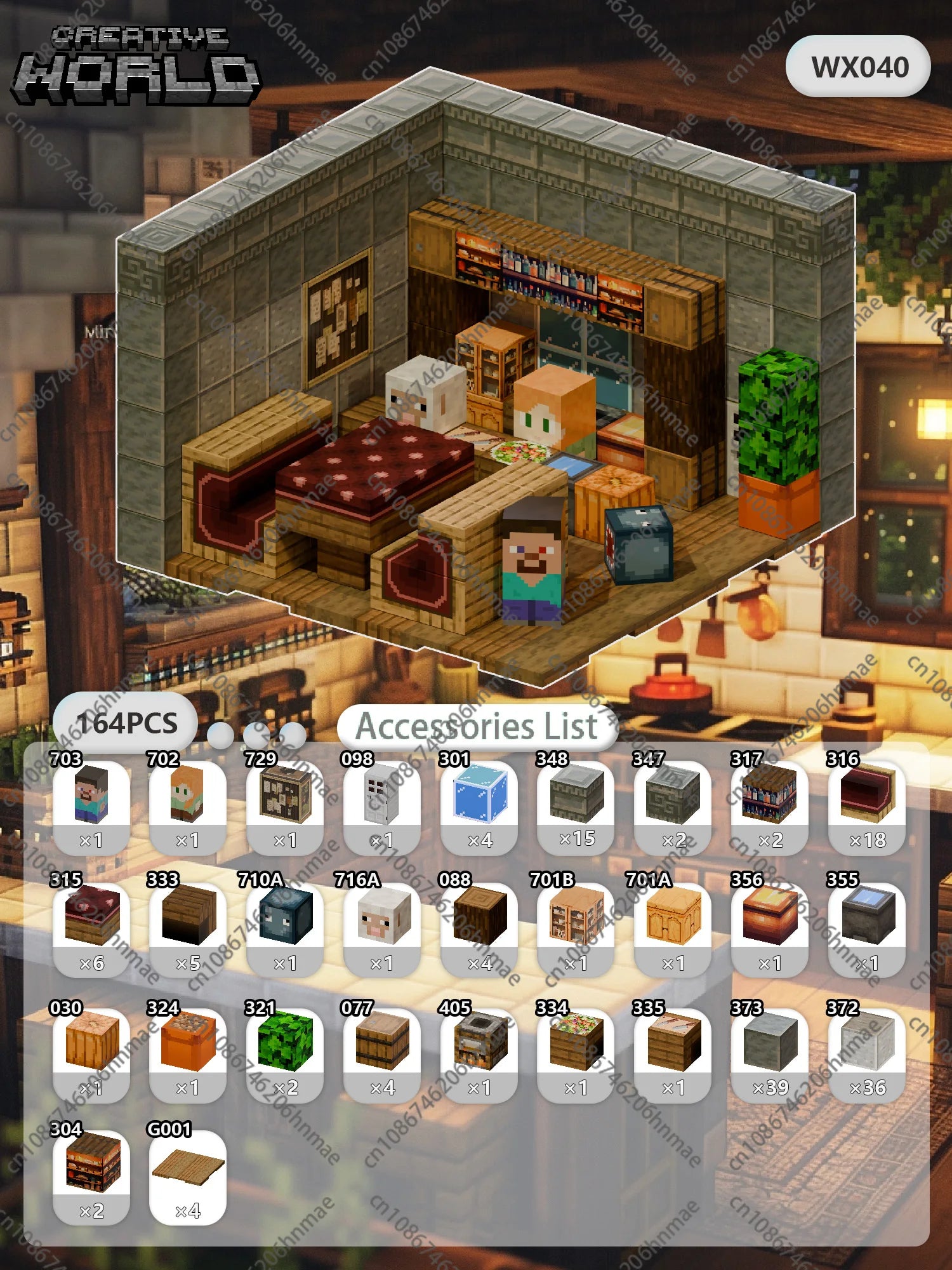 Magnetic Building Blocks Mine World Magnet Cube for Stacking Construction Brick Set Pixel Style Sensory Toys Kid Boys Girls DIY