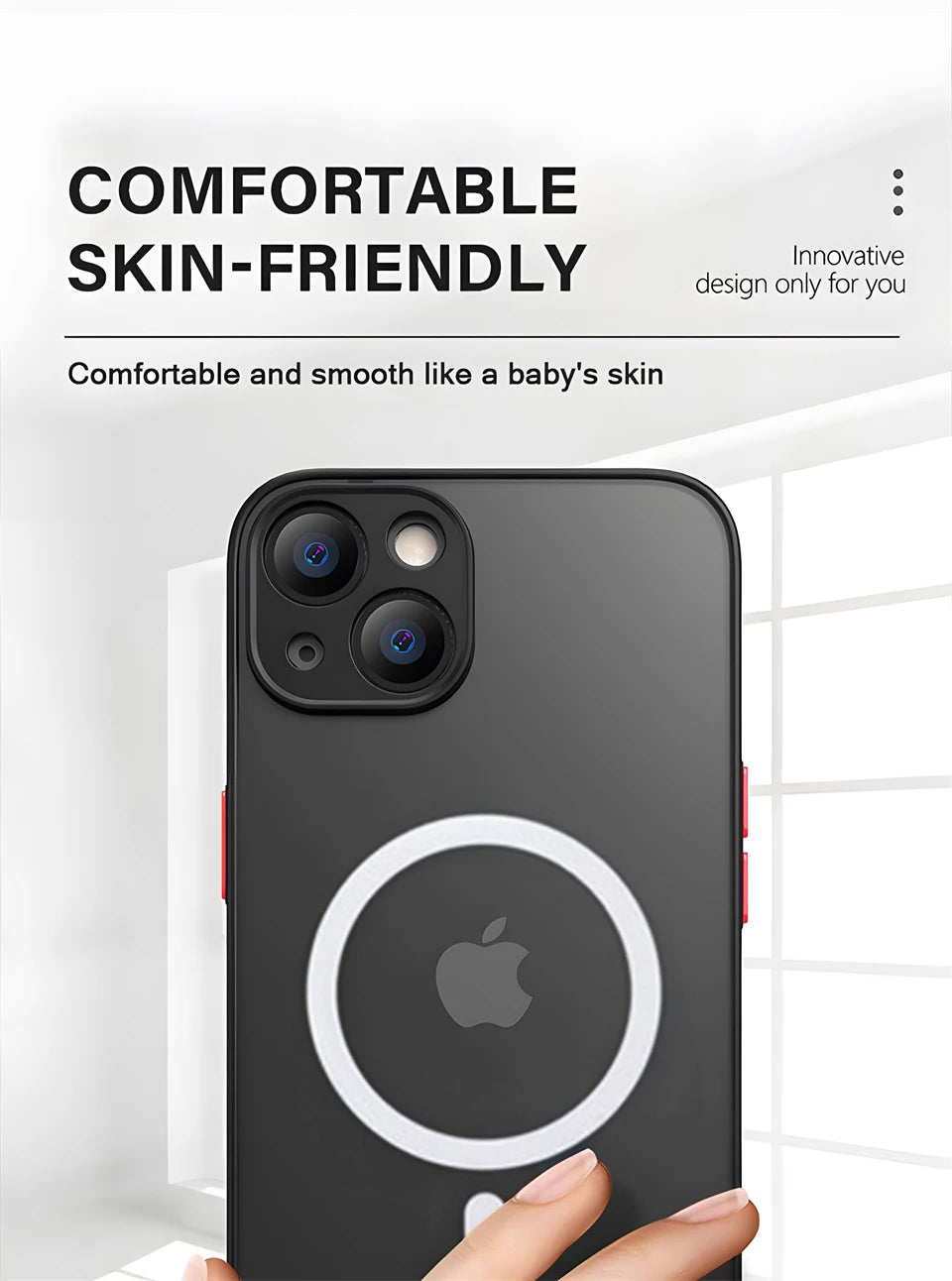 Luxury Matte For Magsafe Case For Apple iPhone 15 14 13 12 11 Pro Max Plus Magnetic Wireless Charging Soft Protection Accessorie