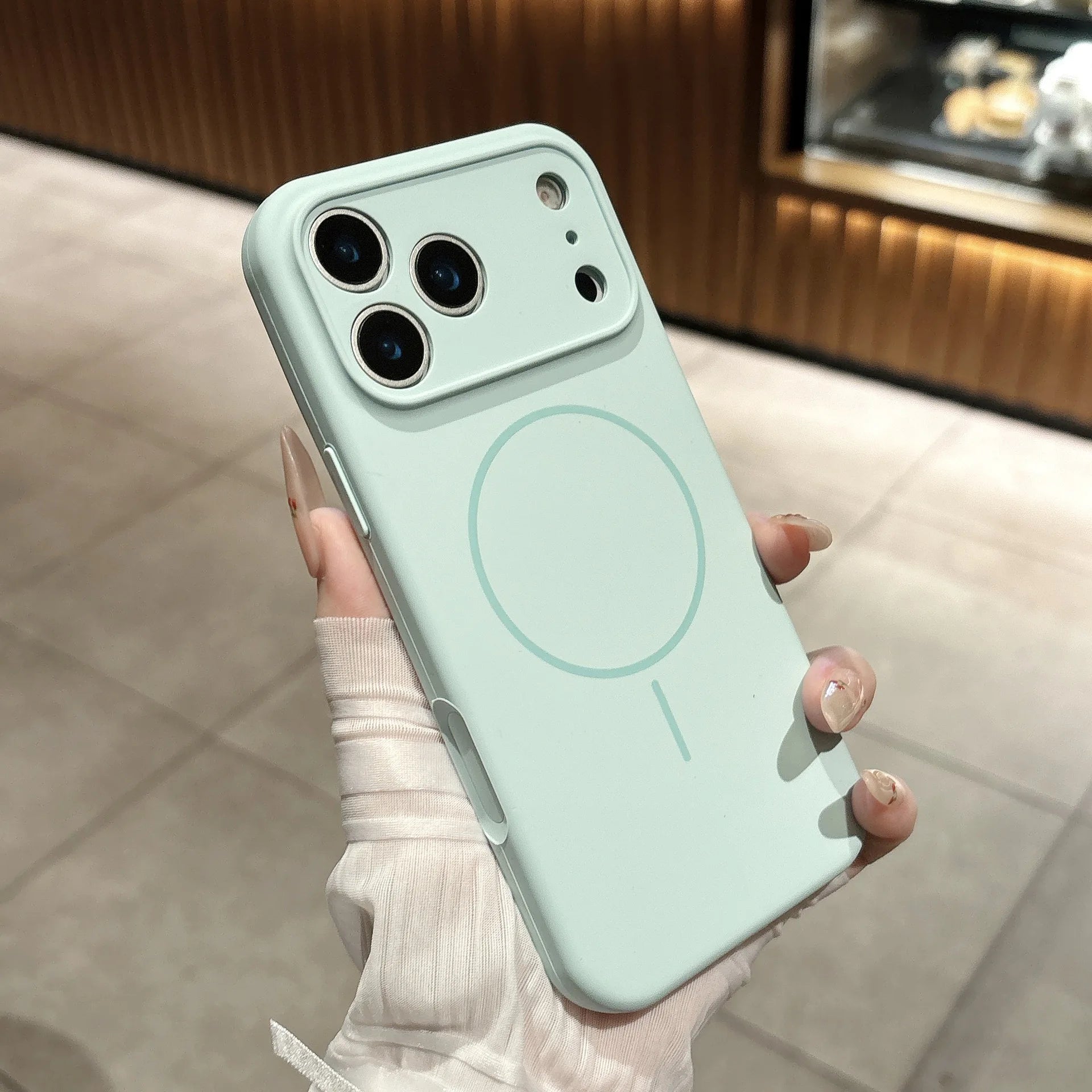 Liquid Silicone Phone Case For Magsafe For iPhone 17 16 15 14 13 Pro Max Air Plus Cases Magnetic Wireless Charging Soft Cover