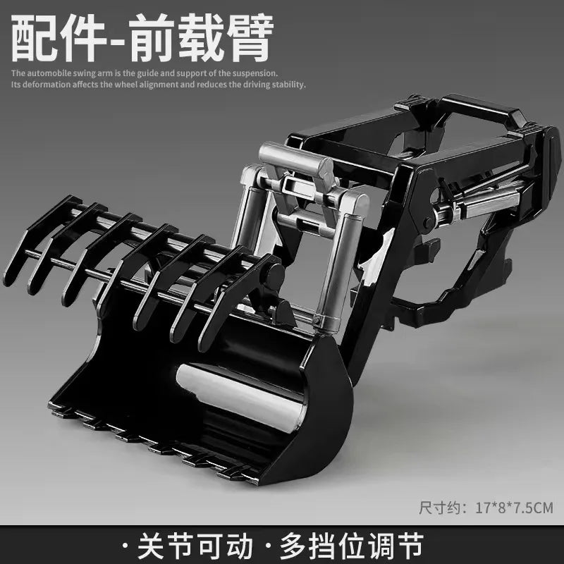 Tractor Toy Car Model Trailer and Accessories Simulation Children's Farmer Car