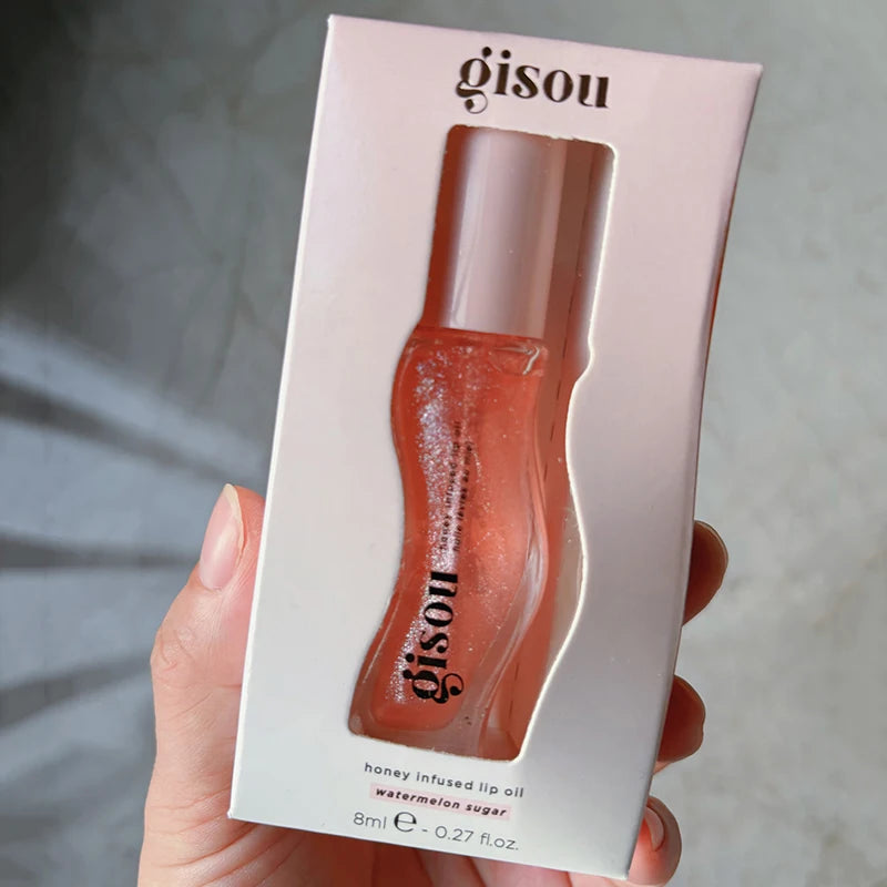 Gisou INS Popular Moisturizing Lip Balm Original Lip Oil Care of the Lip Benetitnt for Lips Plumping Exfoliating Cherry Gloss