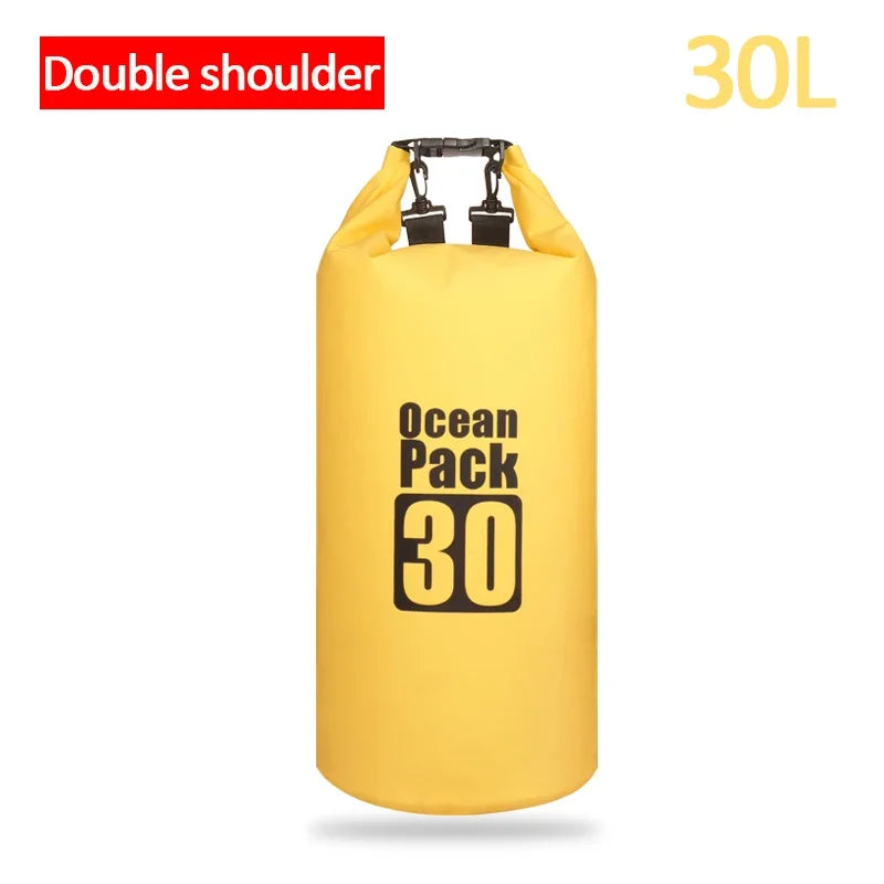 Waterproof PVC Dry Bag for Women Men 2L/5L/10L/15L/20L/30L Outdoor Sport Storage Bag for Kayaking, Boating, Fishing, Swimming