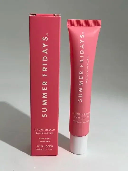 Summer Fridays Lip Balm Moisturizing Mirror Lip Gloss Lip Vanilla Pink Sugar Coffee Cake Smell Lipstick Transparent Oil Makeup