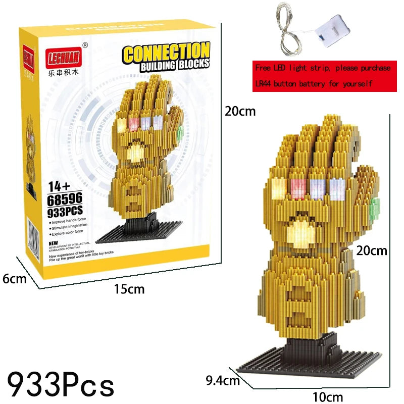 Marvel Legends lega marvel Spider Man Venom Building Blocks Iron Man Venom Cartoon Character building block Toys For Gifts