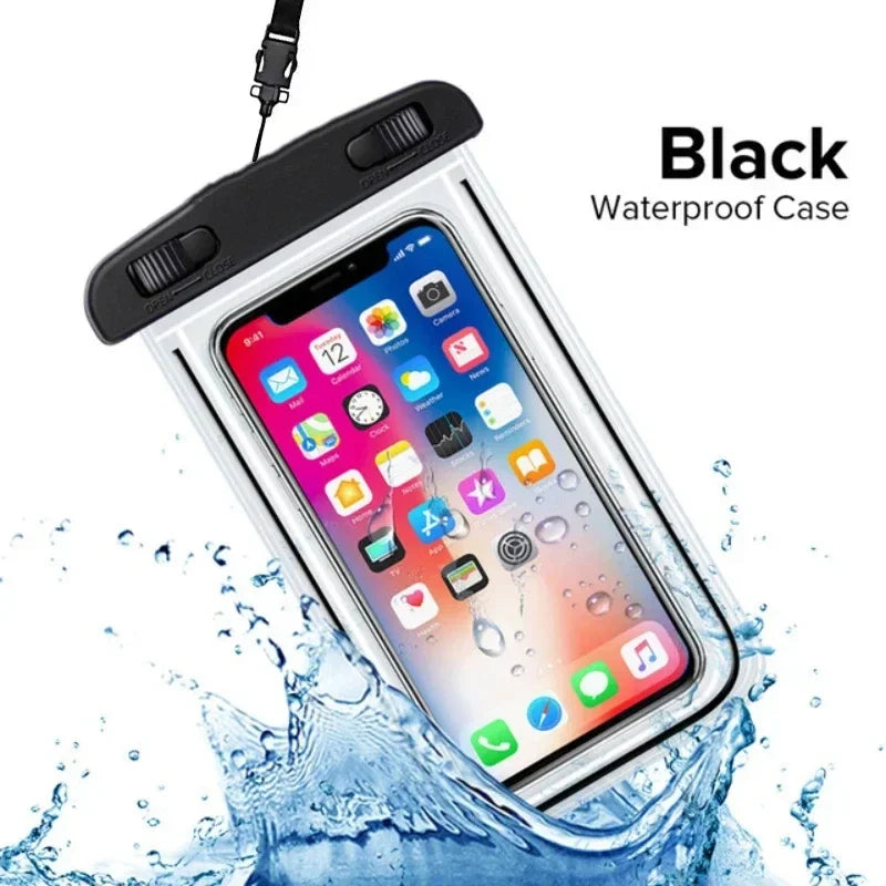 IPX8 waterproof universal phone cases water proof bag swim phone protector pouch PV cover for iPhone 15 14 Samsung Oppo Vivo