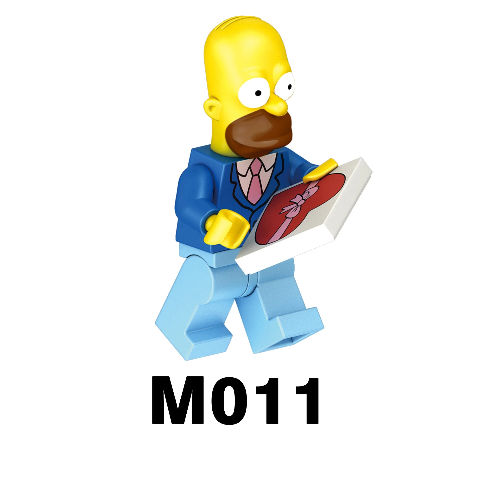 Disney Building Blocks Cartoon Comedy Simpson Family Mini Model Figures Assemble Action Bros Figures Building Blocks Toys