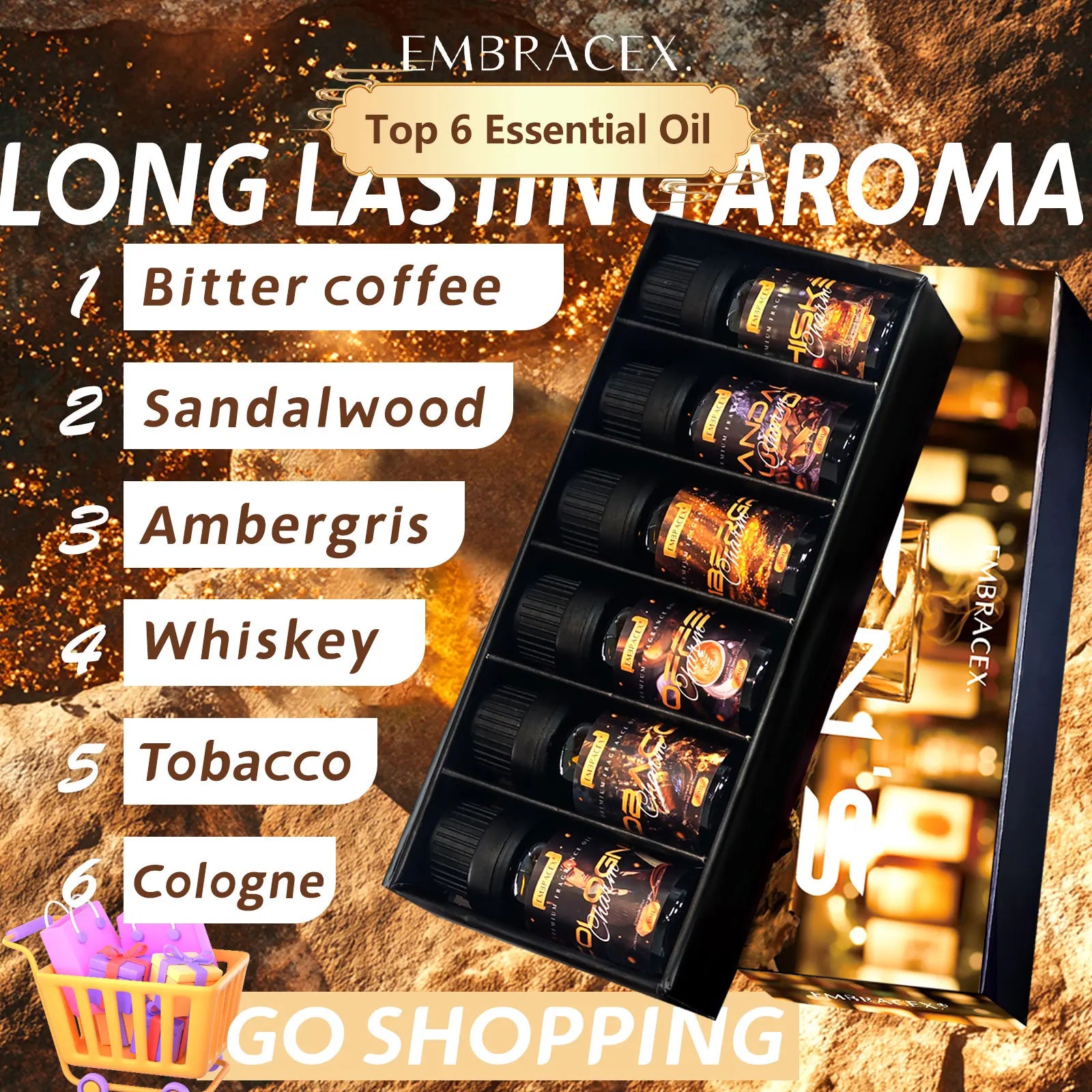 10ml Tobacco Essential Oil Men'S Essential Oils Perfume oils Bathing DIY Candle/Soap Skincare Haircare Gifts For Father/Husband