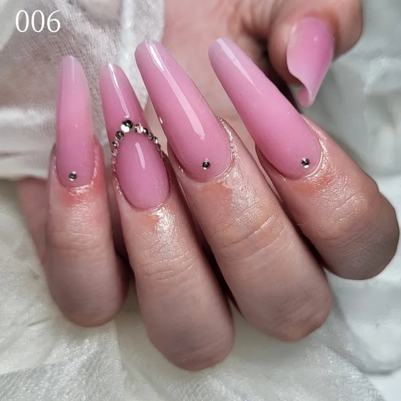 MSHARE Poly Nails Acryl Gel 60ml Builder UV Led Acrylgel Nails Extensions Acrylic Pink White Clear Acrylatic Hema Tpo Free Gel