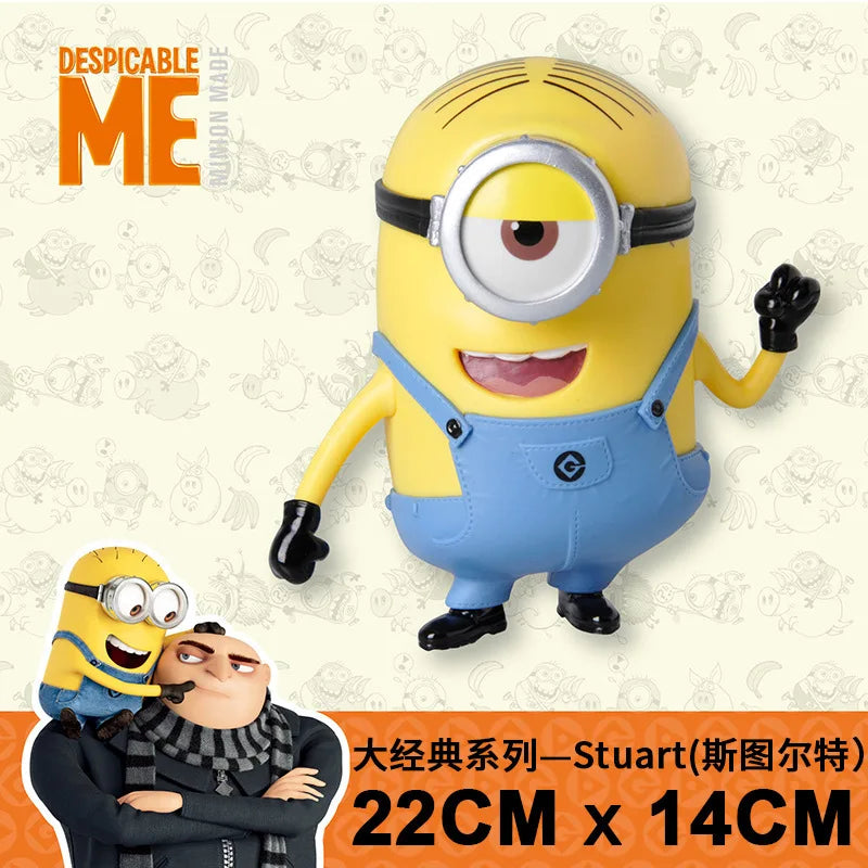 Authentic Full Series Toys Set Miniones Kevin Bob Gru 3d Eye Despicable Miniones With Action Figures Toys For Kids Gifts