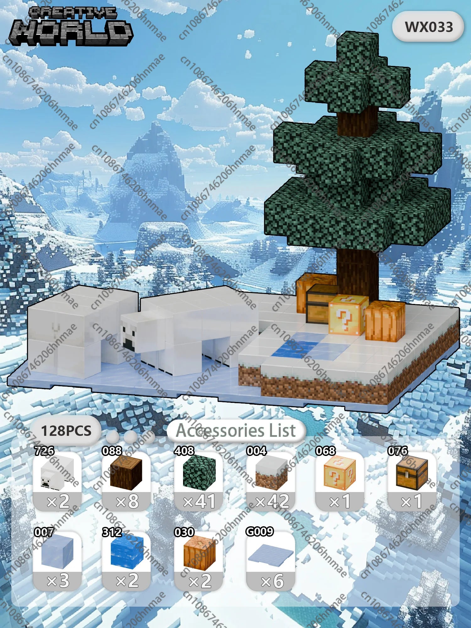 Magnetic Building Blocks Mine World Magnet Cube for Stacking Construction Brick Set Pixel Style Sensory Toys Kid Boys Girls DIY