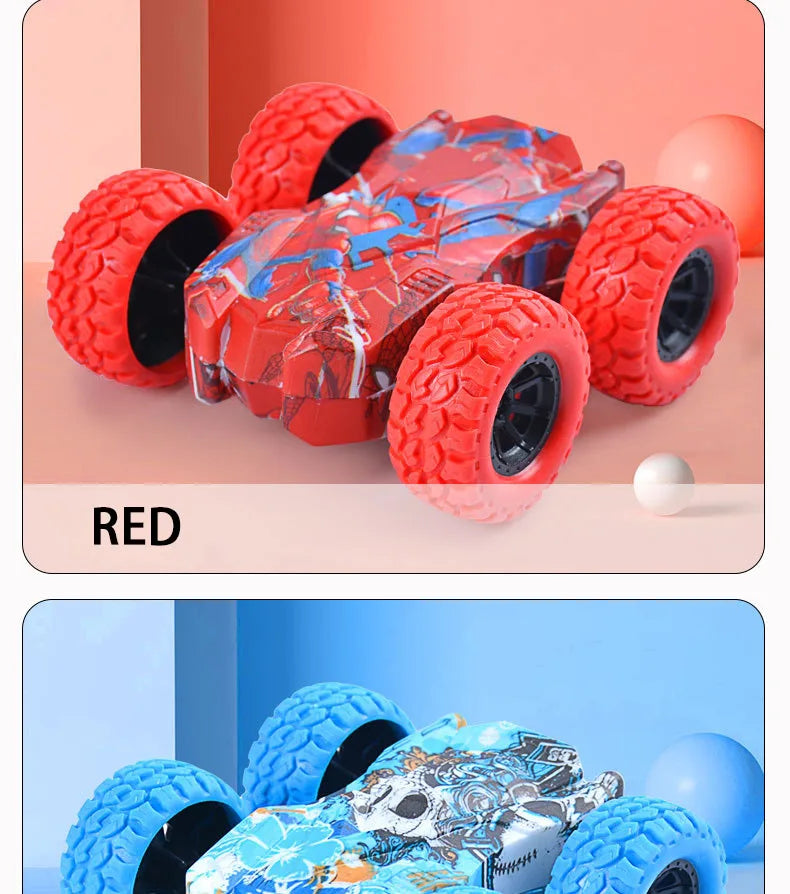 Children's toy car fun double-sided car inertial safety anti-collision anti-fall Kid's anti-fall model sliding off-road vehicle