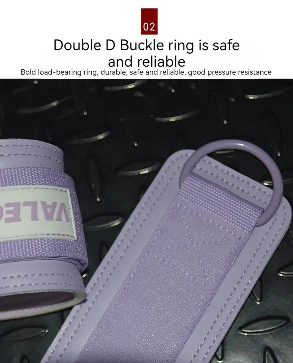 LOOGDEEL Resistance Bands Set Ankle Straps Adjustable Foot Support Padded Cuff Ankle Weight Leg Training Brace Yoga Sport Tool